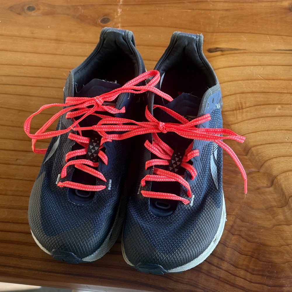 Black and Red Athletic Shoes